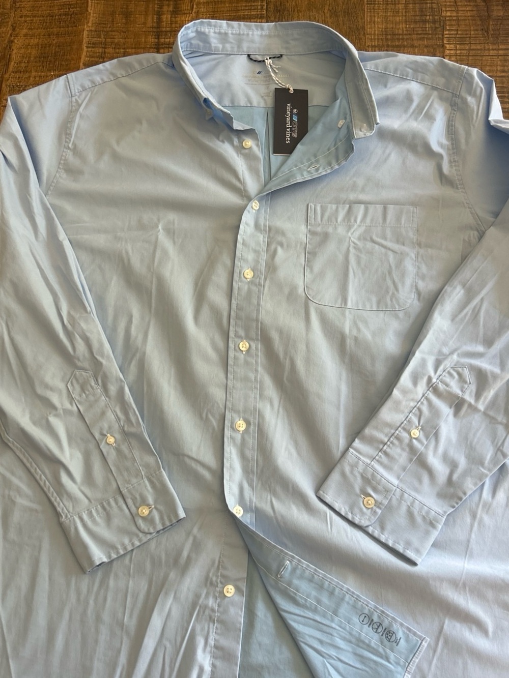 Vineyard Vines Light Blue Button-Down Dress Shirt